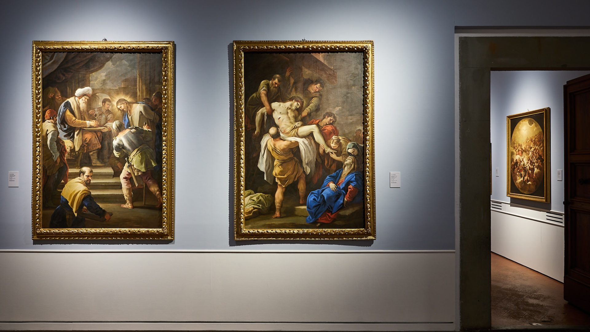 Luca Giordano, sala uno. A casa Del Rosso